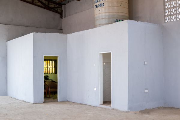 On-site office inside the warehouse